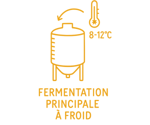 Fermentation principale à froid 8-12°C